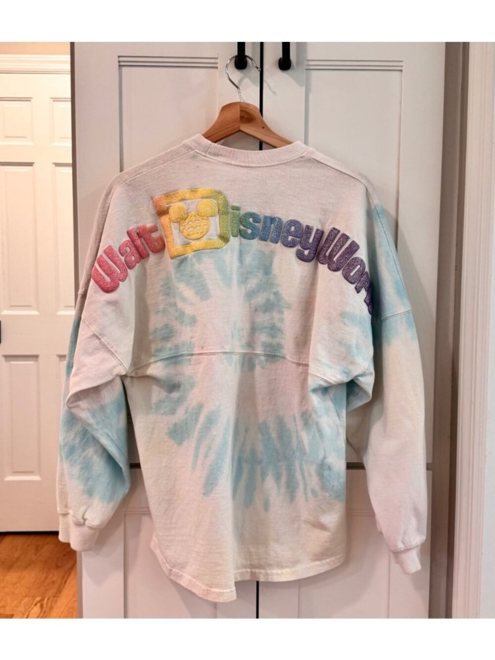 Spirit Jersey Cotton Candy Tie Dye Rainbow Walt Disney World Size Small